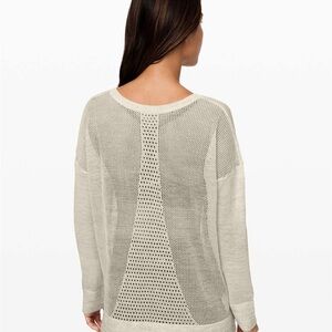 Lululemon Well Being Crew Sweater Linen